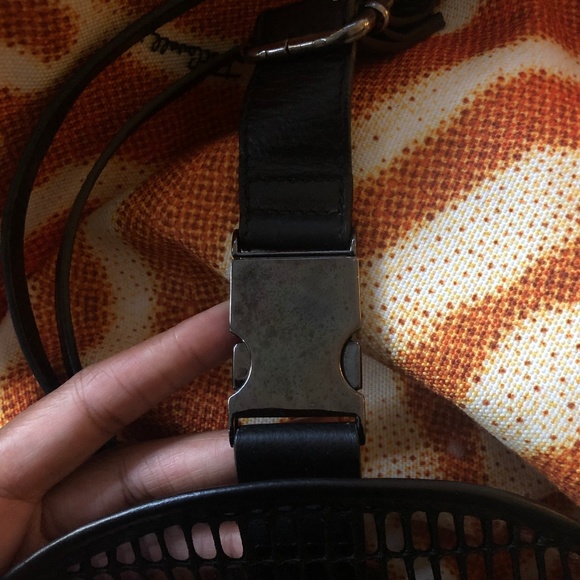 Zebra Print Canvas Backpack - Picture 4 of 8